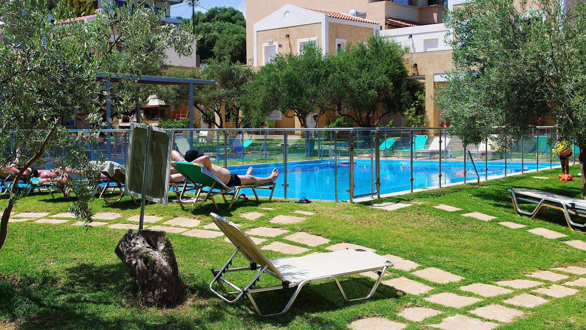 Aparthotel Elea à Kato Daratso Extérieur photo